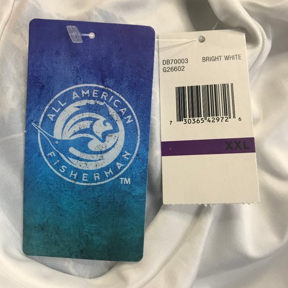 All-American Fishing Ultimate Dri Fit Fishing Shirt UPF 50+ Men's Long Sleeve - Picture 5 of 6